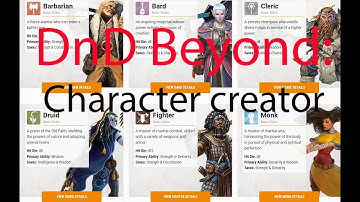 DnD Beyond: Character creator
