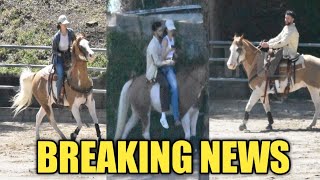 Selena Gomez and Zayn Malik in the saddle of love as they warmth up on romantic horseback ride.