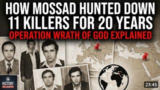 How MOSSAD Hunted Down 11 Killers for 20 Years | Operation Wrath of God Explained #crimedocumentary
