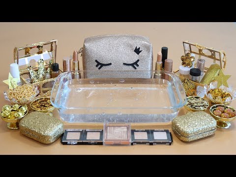 &amp;#39;<strong>GOLD</strong>&amp;#39; Mixing&amp;#39;<strong>GOLD</strong>&amp;#39;Eyeshadow,Makeup and glitter Into <strong>Slime</strong>. ★ASMR★