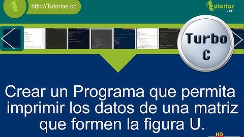 arrays – turbo C (imprimir datos figura U)