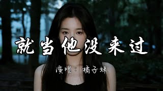 橘子妹 - 就当他没来过『我想装作他从来都没有来过 就当我没遇见只是不小心错过。』『动态歌词MV』#推荐好听的歌曲 #伤感音乐