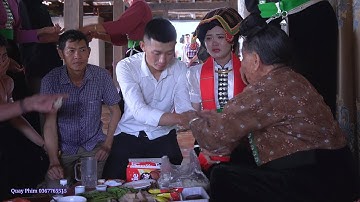 LỄ ĐÓN DÂU CỦA DÂN TỘC THÁI NHỮNG THỦ TỤC TRƯỚC KHI NHẬN SÍNH LỄ - ĐÁM CƯỚI THU HẰNG VÀ HOÀNG LONG