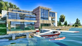 Millionaire's Mega Mansion in GTA 5!!!| Let's go to work| GTA 5 Mods|