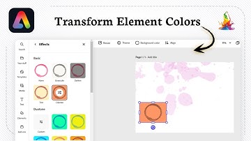 Hoe je de kleur van een element in Adobe Express (Creative Hue) verandert