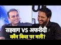 Sehwag vs Afridi : It’s India vs Pakistan of a Different Kind | Sports Tak | T10 League