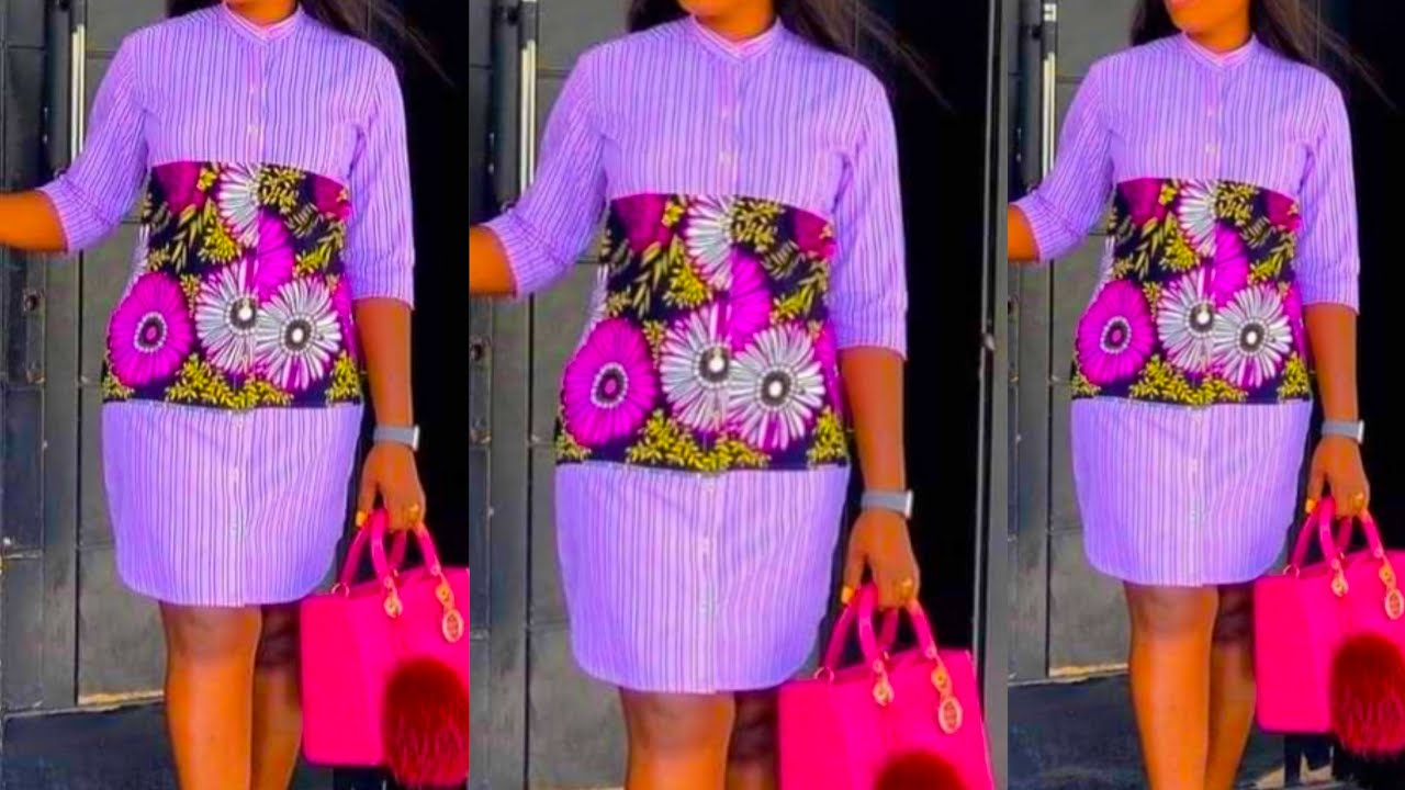 The Easiest Way to Cut & Sew a Shirt Dress with Collar How to