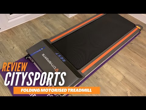 Detailed Review: CITYSPORTS Folding Motorised Treadmill - Home or Office Workout - Portable Exercise