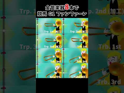 リメイク トロンボーン8本で競馬G1ファンファーレ吹いてみた トロンボーンチャンプ Trombonechamp 競馬 G1