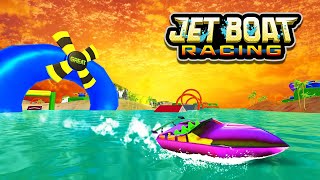 Jet Boat Racing Game - GamePlay Walkthrough screenshot 2
