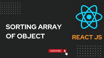 Sorting of Array Object in Reactjs.