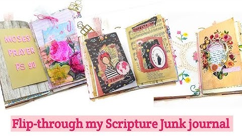 Flip-through my Scripture Junk Journal
