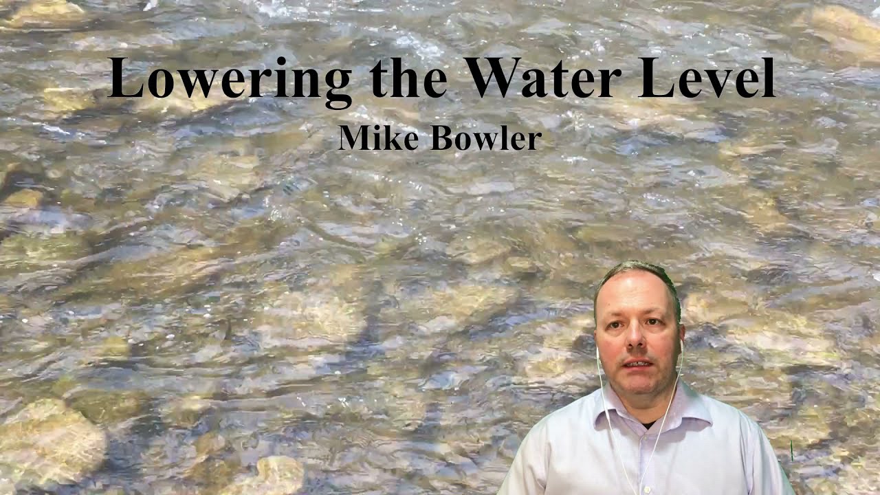 Lowering the Water Level - Explaining the metaphor