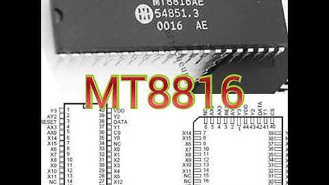 MT8816 IC Used in Epabx System