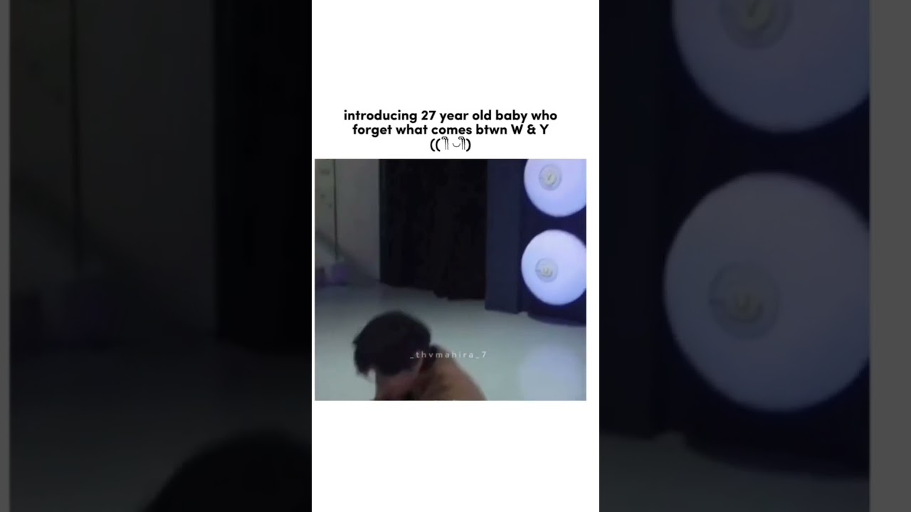 introducing 27 year old baby 🤩