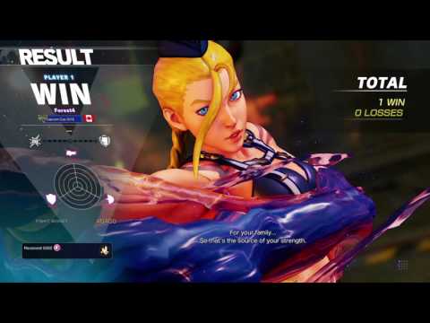 Gimmicked him out! ForestCammyVideos 414 STREET FIGHTER V_20161202032053