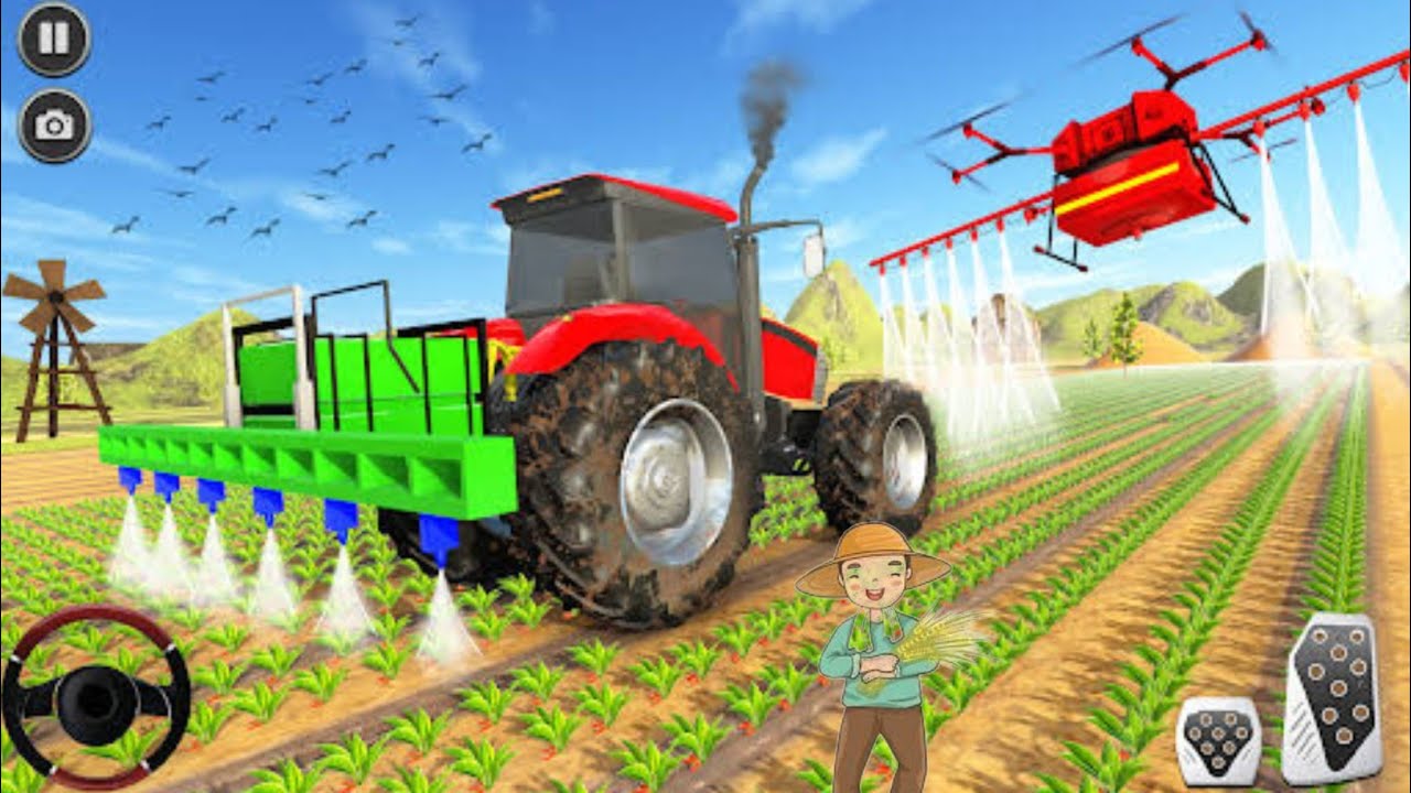 Tractor Game Farming Simulatortractor farming simulator 3d gameindian