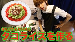 作り方分からないけどタコライス作ってみた