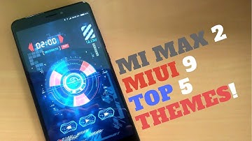 Mi Max 2: MIUI 9 Global 7.9.7 with Top 5 Themes