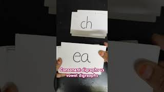 Consonant digraph vs Vowel digraph sounds
