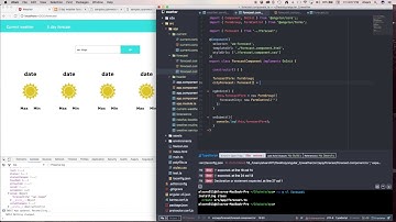 weather application #13 - Getting five day forecast