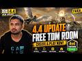 BGMI LIVE 4.4 NEW UPDATE | FREE CUSTOM ROOM | ONLY M416 vs SNIPER | Top Tips &amp; Tricks