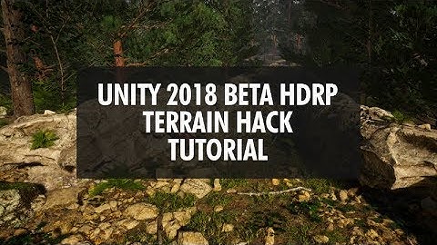 How to CREATE a TERRAIN in Unity