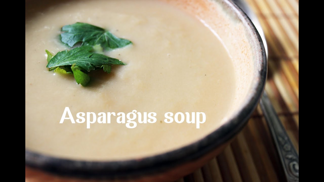 ASPARAGUS SOUP BY SPANISH COOKING YouTube