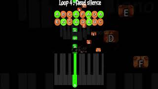 5 Halloween loops on piano (easy piano) #easypiano #halloween #pianotutorial
