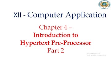 12 CA Chapter 4 PHP Part 2