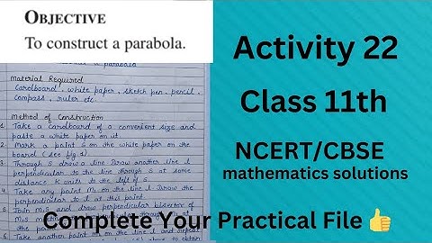 Maths Lab Activity 22 Class 11 // Maths Practical// Class 11 Maths Activity Solution// CBSE board