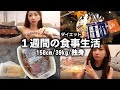 【キャバ嬢必見】私の1週間の食事はこんな感じ