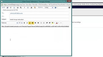 Sharing a Panopto Video