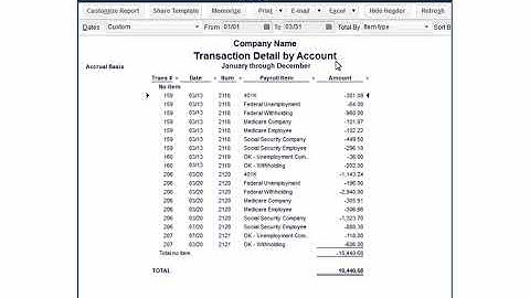 QuickBooks - AMS Payroll Import with Memorized Reports
