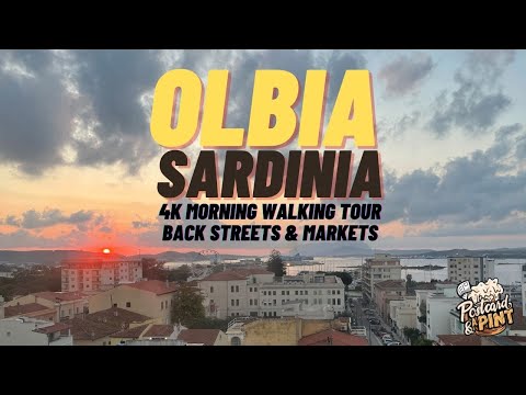 Olbia - Sardinia - Italy - 4K Morning Walking Tour