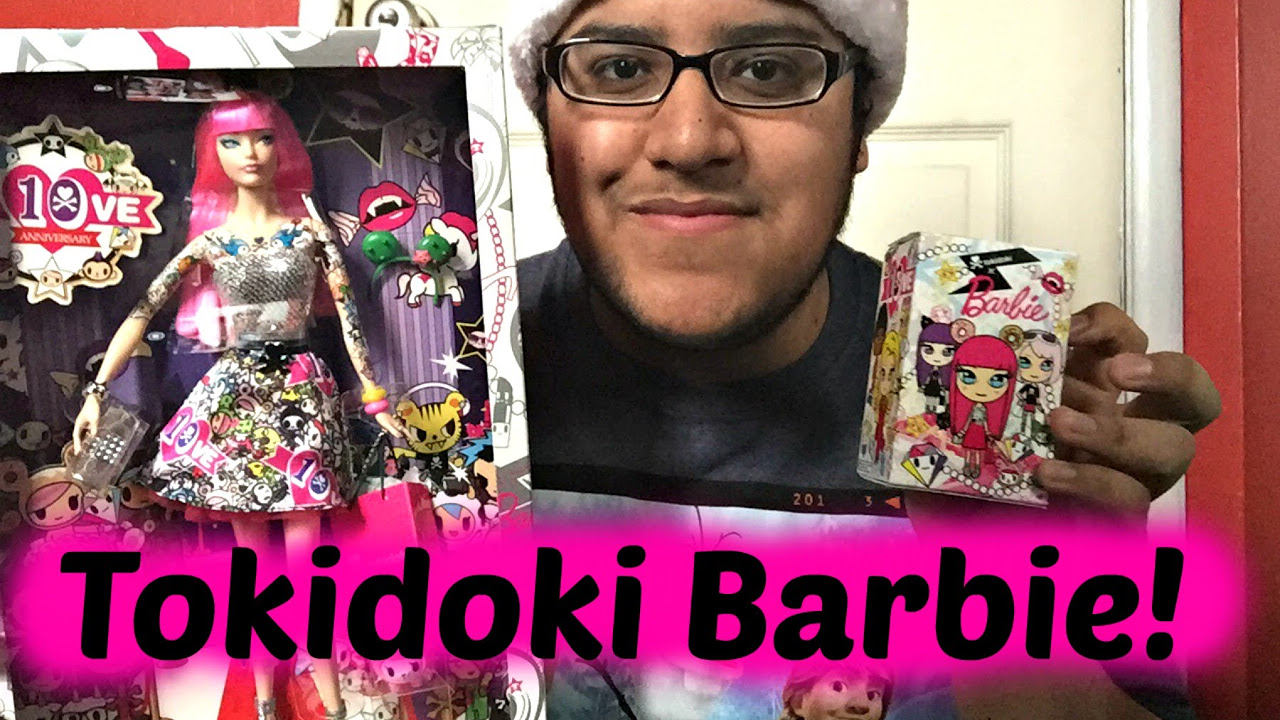 Tokidoki 10th Anniversary Barbie Black Label Doll Unboxing Review Tokidoki Barbie Blind Box YouTube