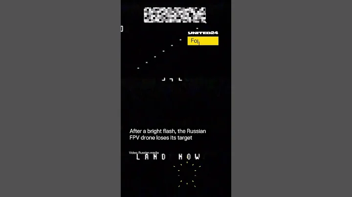 Ukrainian UAV Blinded Russian FPV Interceptor #warinukraine #drone