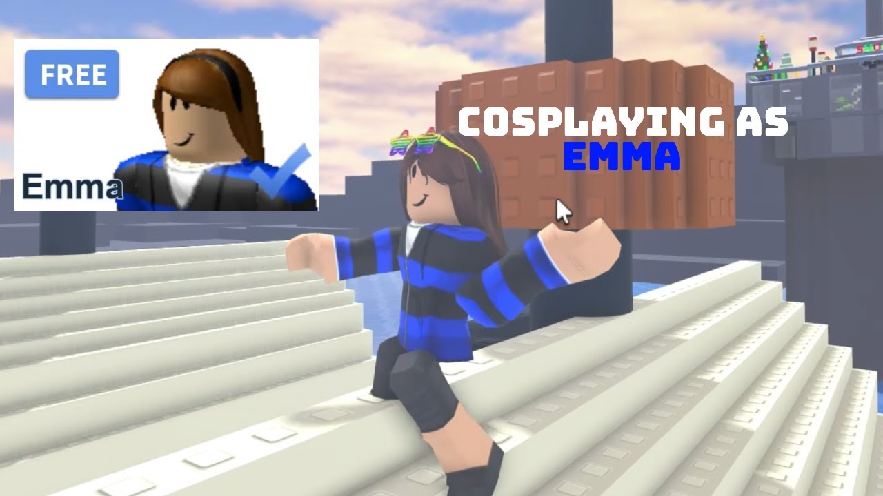 Cosplaying as Emma from Hide and Seek Extreme