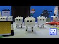 3D 180VR 4K Cute Robot ASOME BOT It can Coding and then Walk & Dance Controlling By Wifi