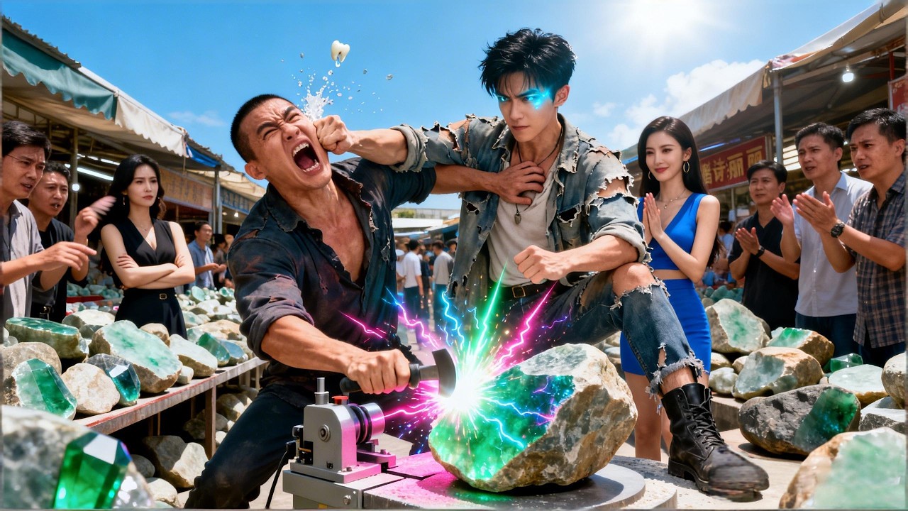 Struck by Lightning, Gained Superpowers: From Mover to Jade King#shortdrama #revenge #chinesedrama