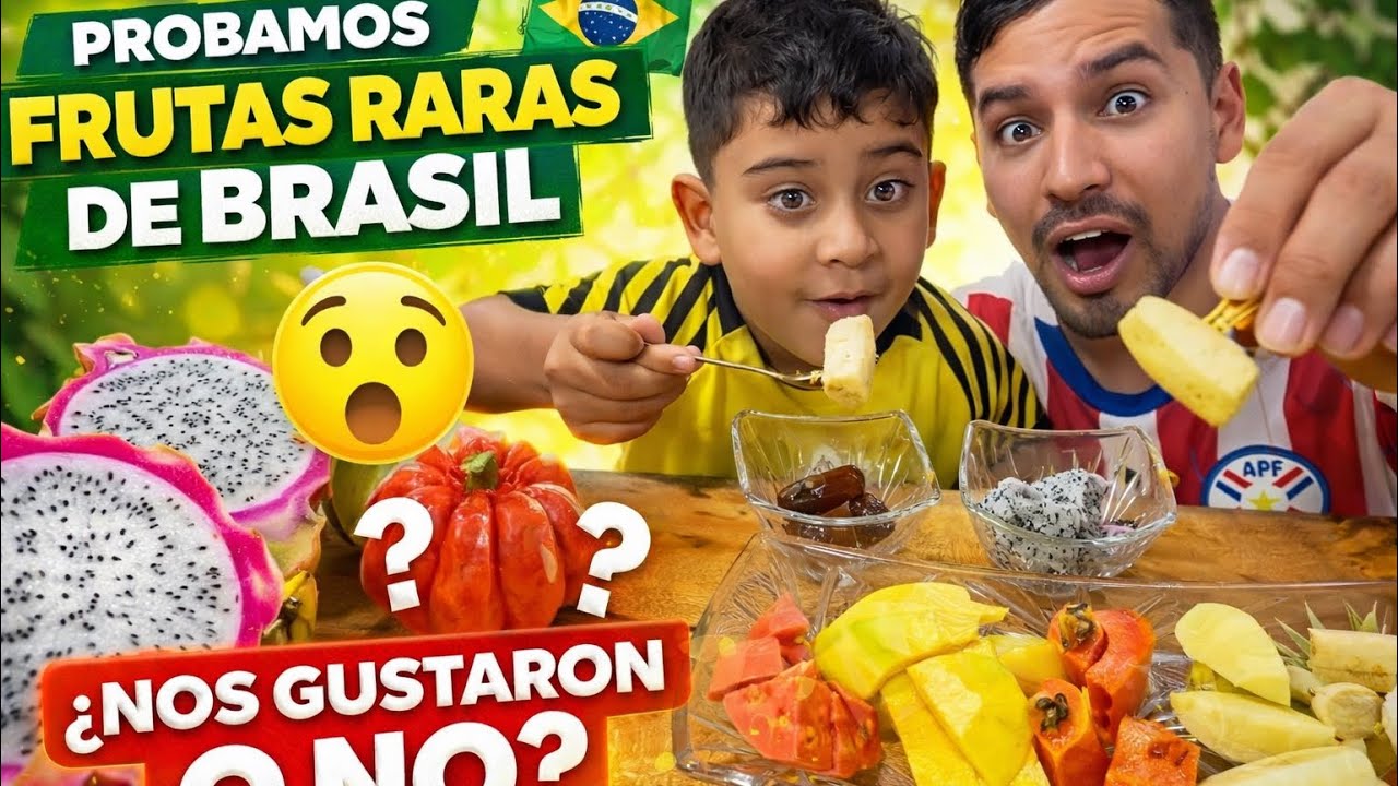 🍍 Probamos FRUTAS RARAS de Brasil 🇧🇷 ¿Nos gustaron o no?