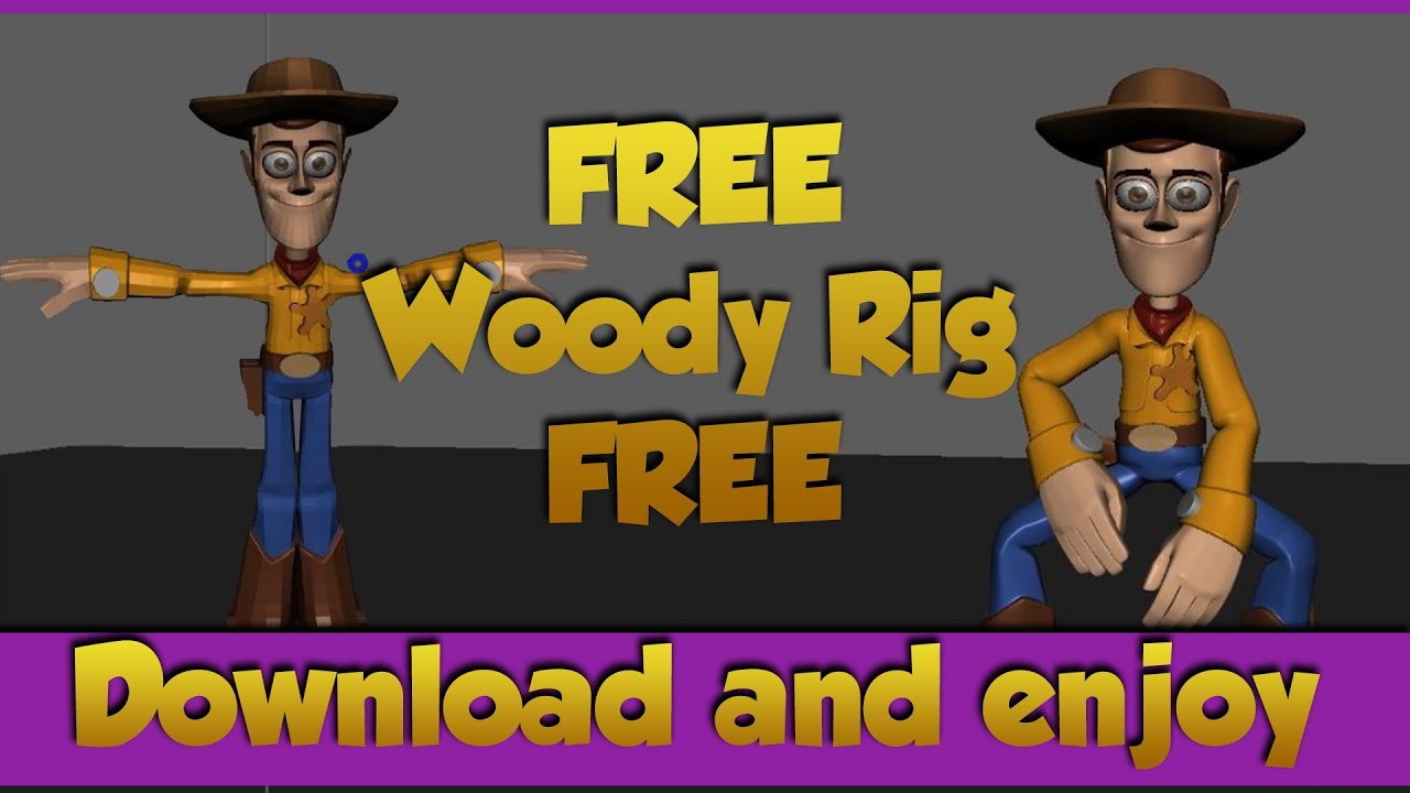 #rig #disney #toystory Free Disney Fanmade Toystory Character Woddy Rig ...