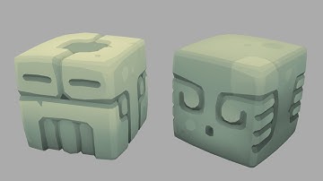 Cube World Jungle Temple - 3D Modeling Timelapse #1