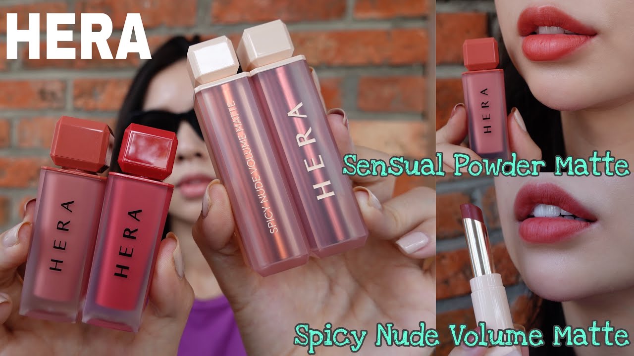 SWATCH & REVIEW ] HERA Sensual Spicy Nude Matte & Sensual Powder