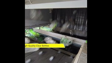 Precise Sorting: High-Quality Clear PET Bottle Bales!