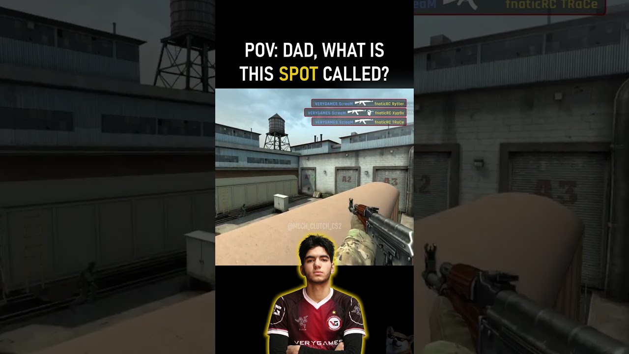 ⁣POV: Dad, what is this SPOT called? 🤔 #cs2 #csgo #nostalgia