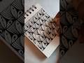 Simple Drawings Grid Patterns #art #zentanglelegend #drawing #satisfying #shorts