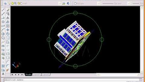 how to handling 3D orbit on auto CAD