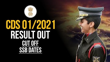 CDS 1 2021 Result Out | CDS 1 2021 Cut Off | CDS 1 2021 SSB Dates