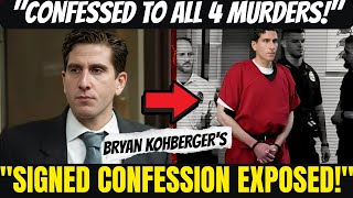 “Bryan Kohberger’s Signed Confession LEAKED: Chilling Details in Idaho Murder Case Exposed!”